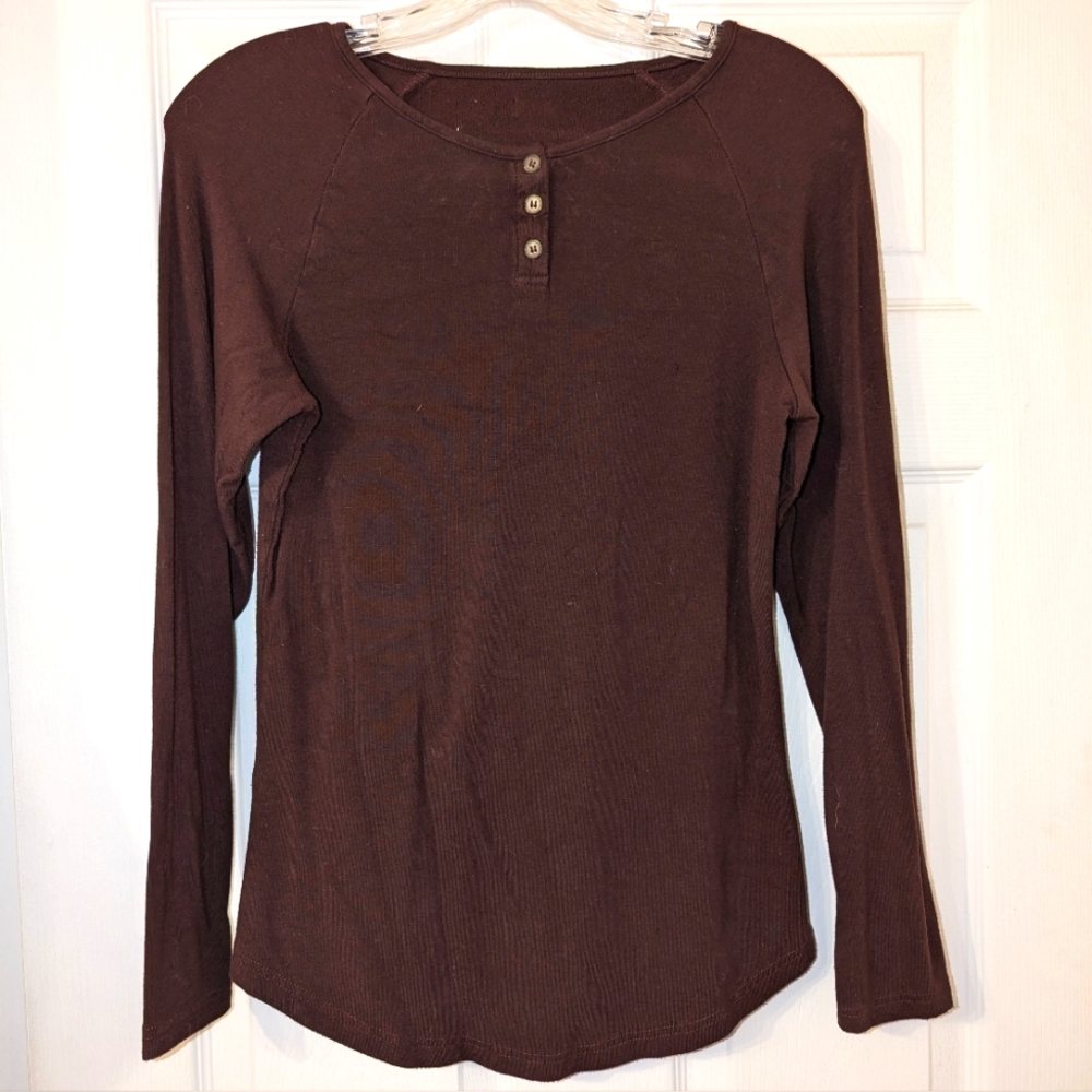 Alpha Forward Henley Long Sleeve